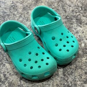 CROCS Kids Teal Sandals